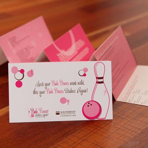 Pink Power - Logo and Invitation