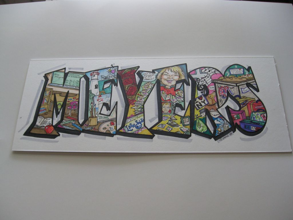 Name Silhouette/Retirement Gift