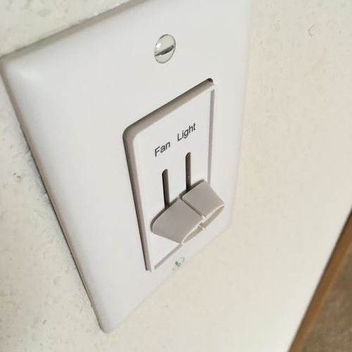 Cleaning light switch