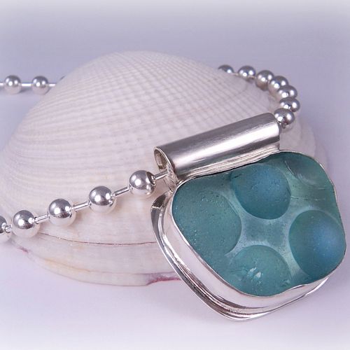 Rare sea glass necklace by Danielle Renee!