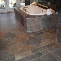 Ceramic tile flooring and wall products are offere