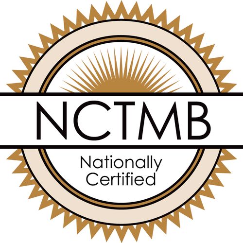 Nationally Certified Massage Therapist with the Na