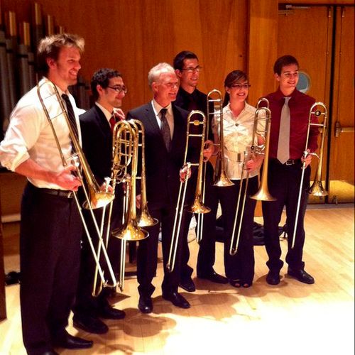 San Jose State University trombones (including me)