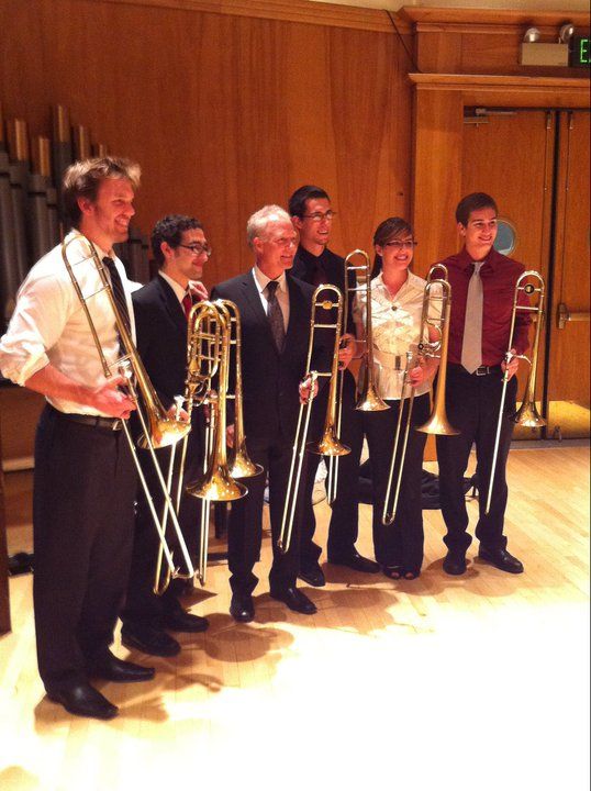 San Jose State University trombones (including me)