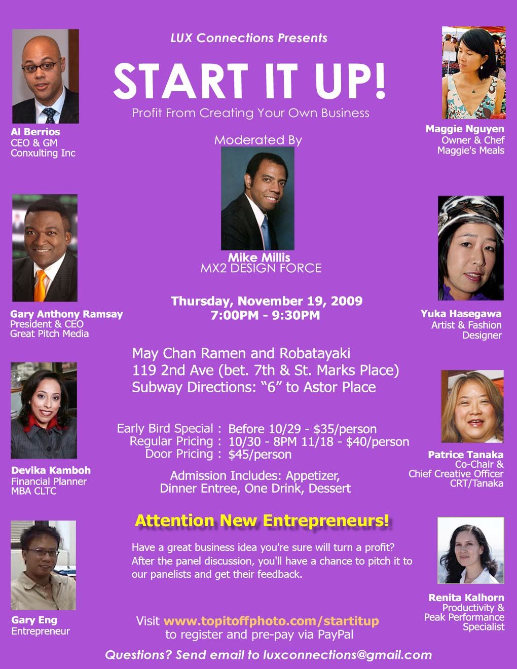 Mike Millis put together a multicultural panel of 