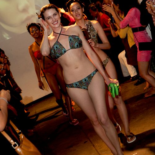 Mike Millis produced a women's swimwear runway sho