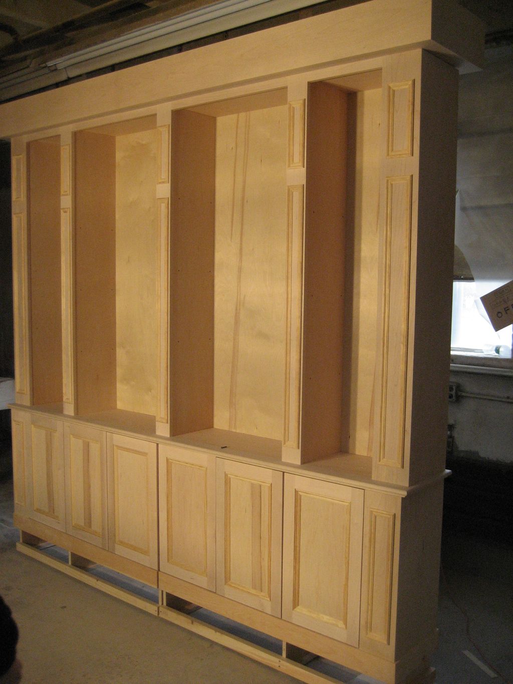 Here is a built-in for a local contractor in Centr