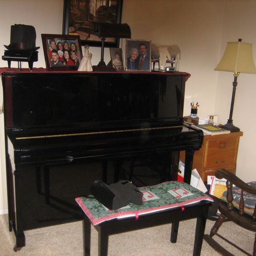 I have played the piano for schools and churches, 