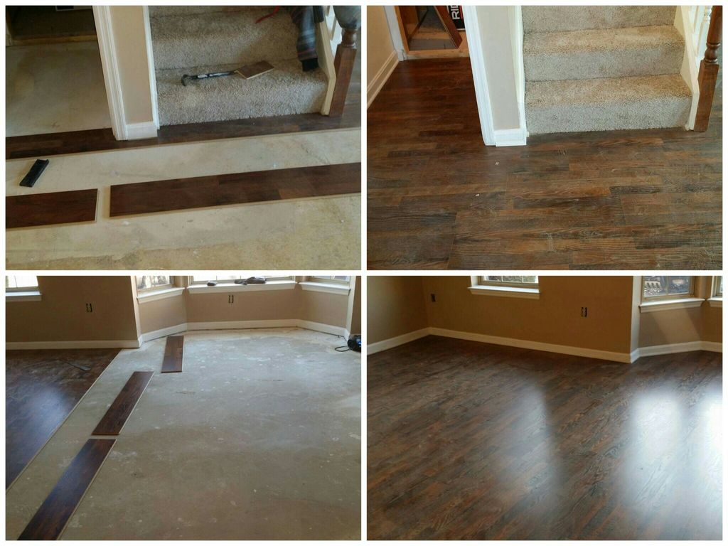 Hardwood Floor Before & After