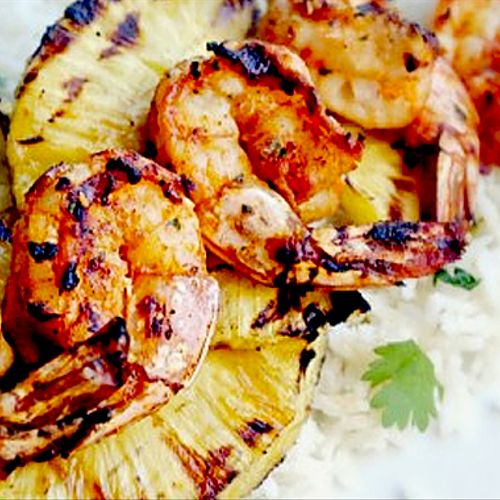 Chipotle Shrimp with Pineapple - Appetizer