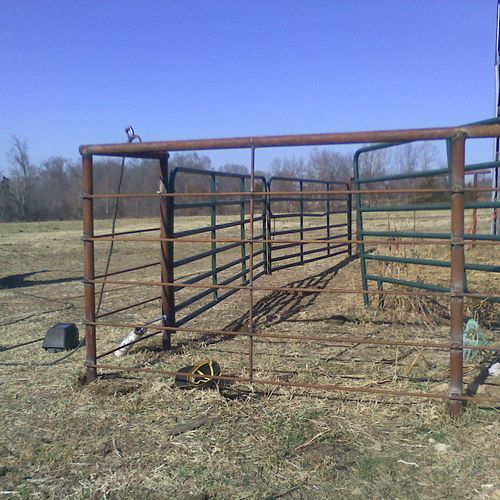Pipe Fence And Gates