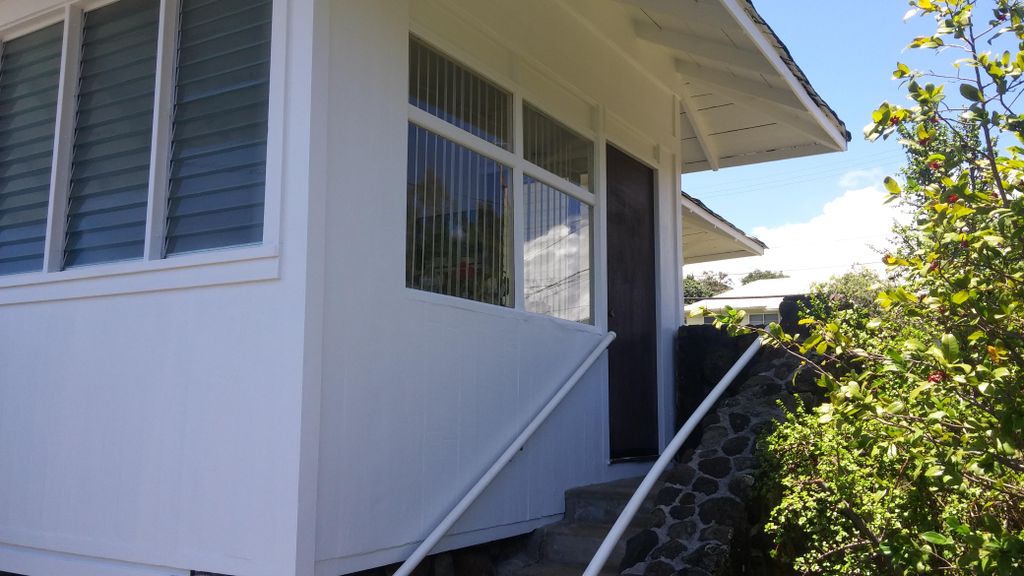 This is the after shot of a house we painted. it h