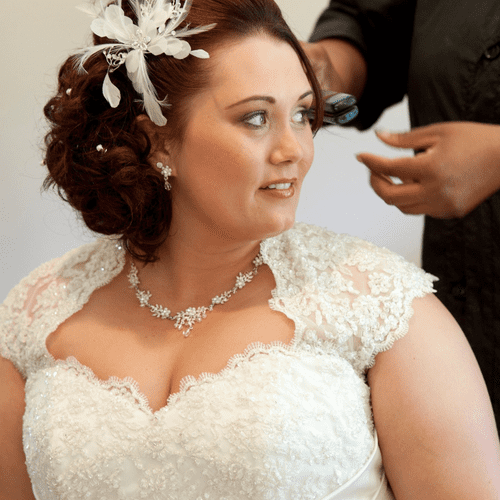 Wedding day styling with color and extensions