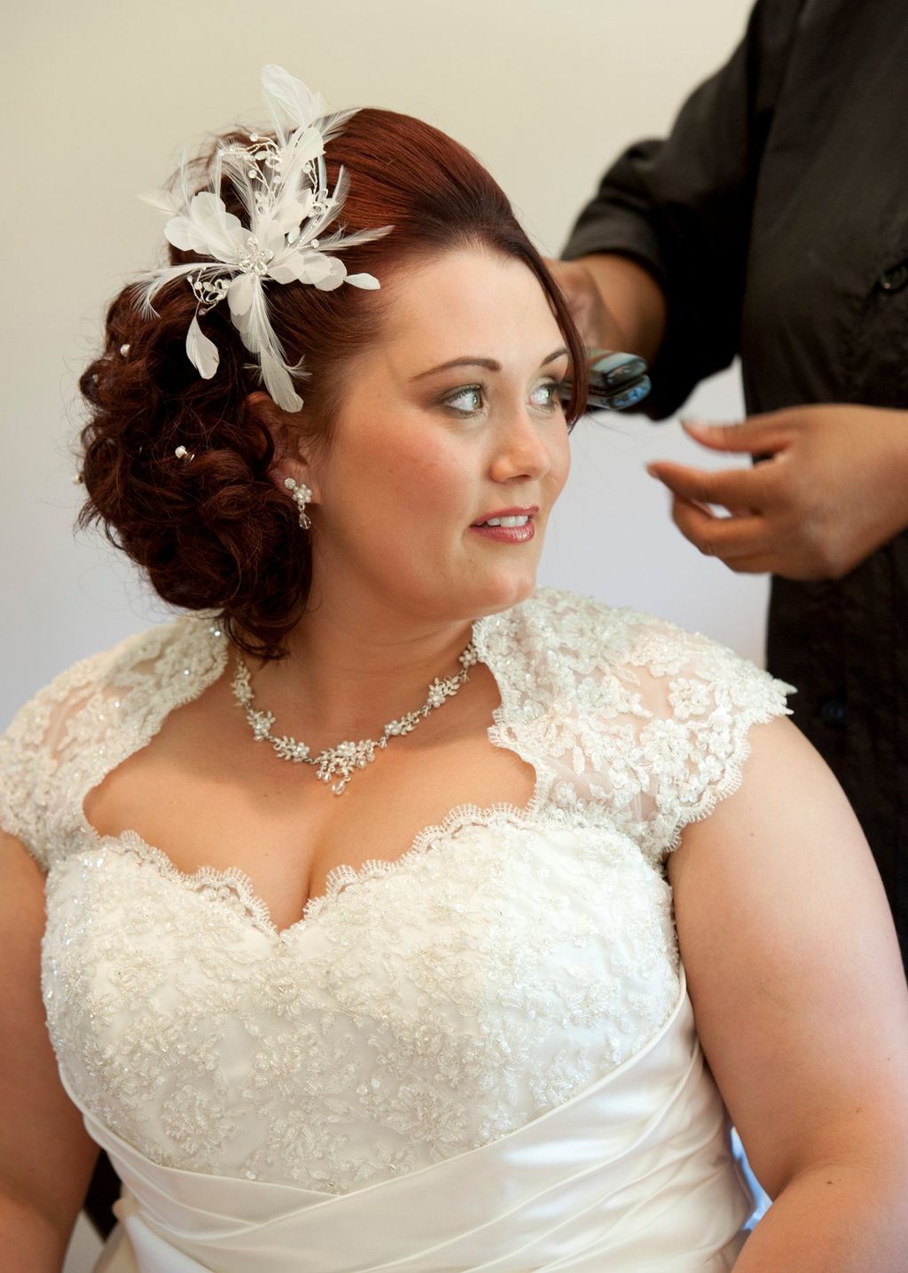 Wedding day styling with color and extensions
