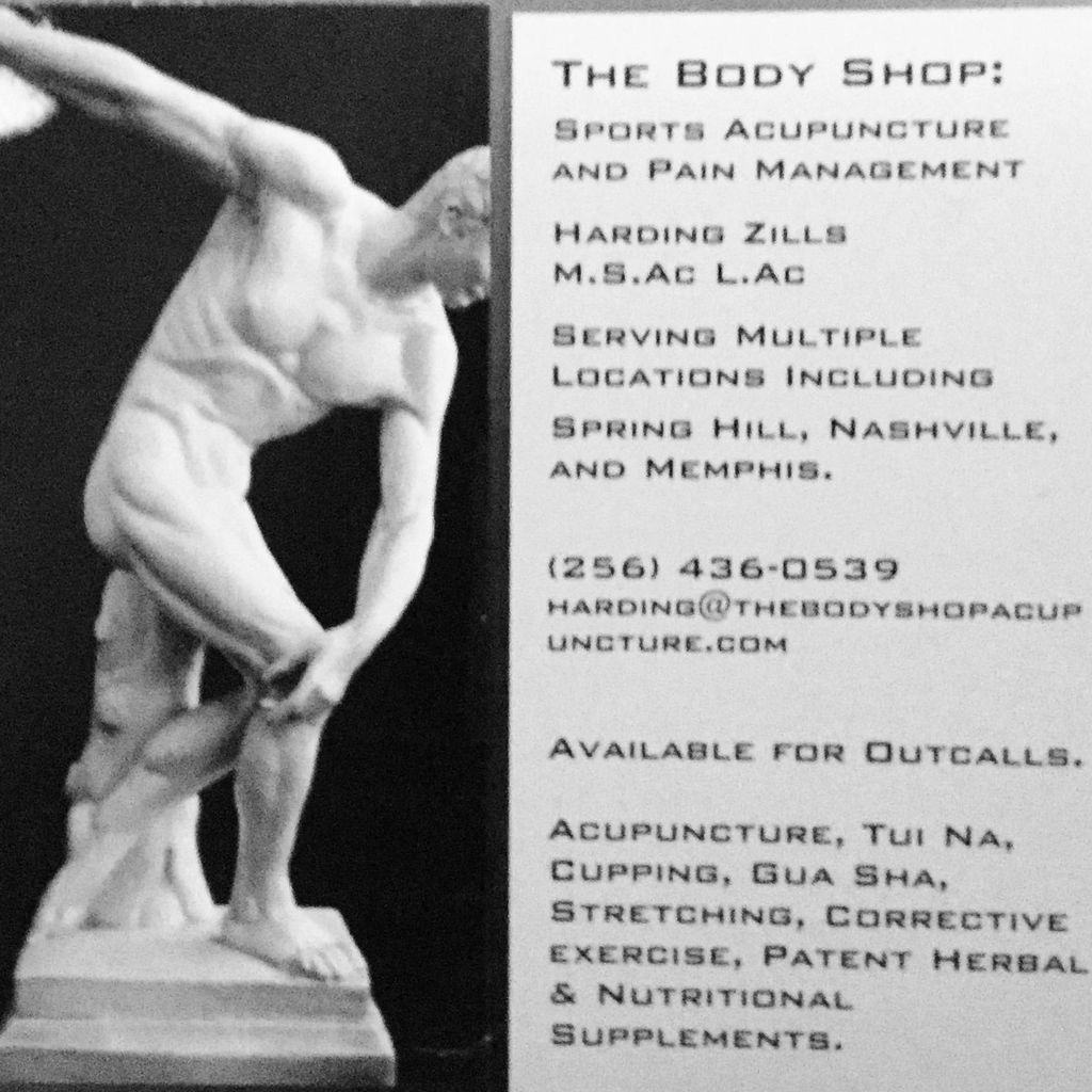 The Body Shop: Sports Acupuncture & Pain Mgmt