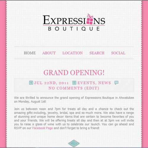 Expression Boutique in Ahwatukee, AZ, asked us to 