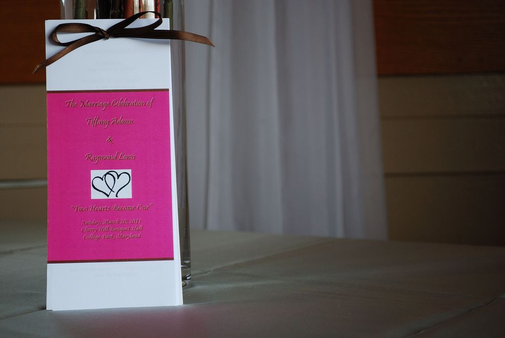 Wedding Program