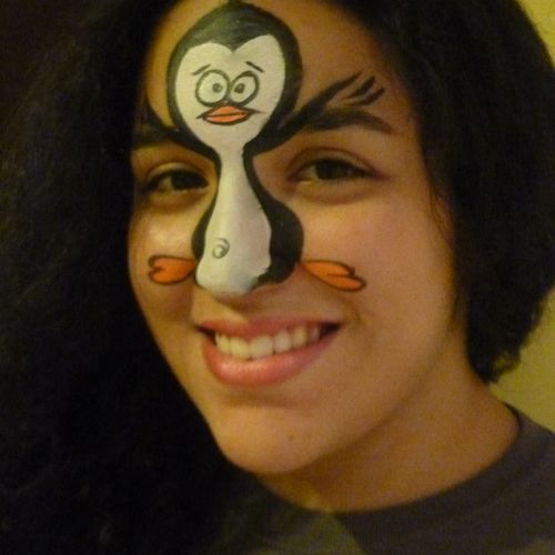 Penguin Nose By: Alicia's Face Painting