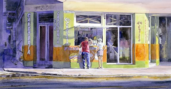 Fine art landscape painting