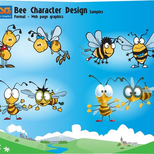 Samples for bee characters