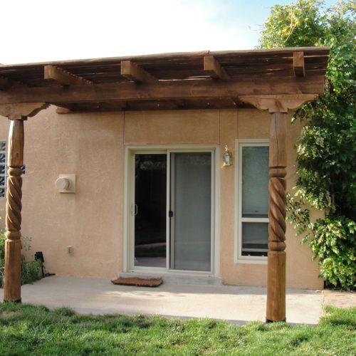 Need a Southwestern Pergola..we can do that too!