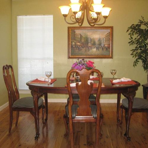 Dining Room Staged!