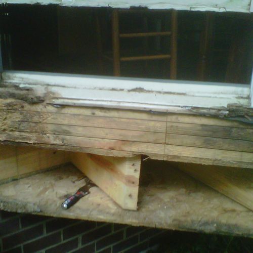 Wood rot repairs