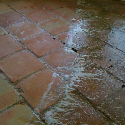 saltillo tile cleaning before