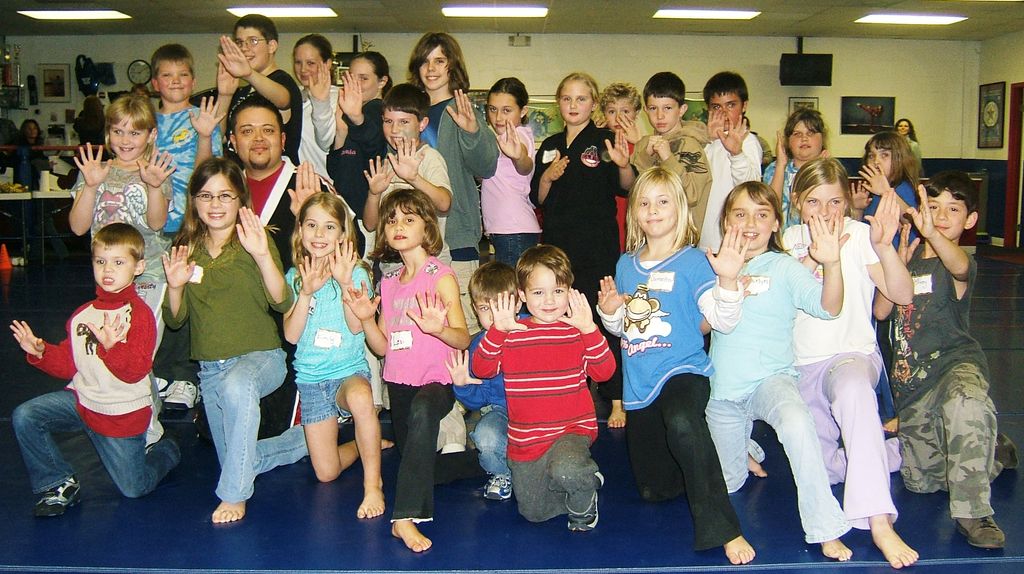 This group of kids and their parents really enjoye