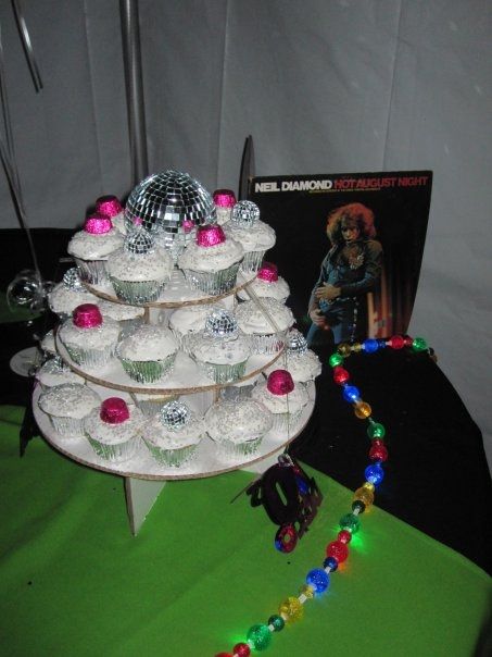 70's Disco themed Birthday- Chocolaty Delight-Choc
