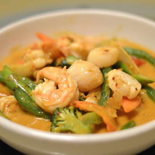 Curry Shrimp & Scallop
