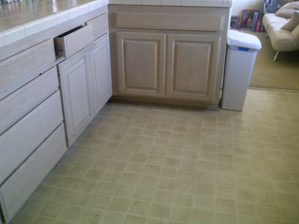 Kitchen floor - Before