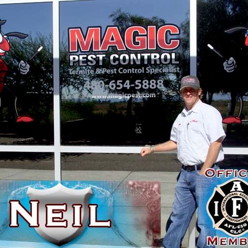 Neil of Magic Pest Control - Pest Control Technici
