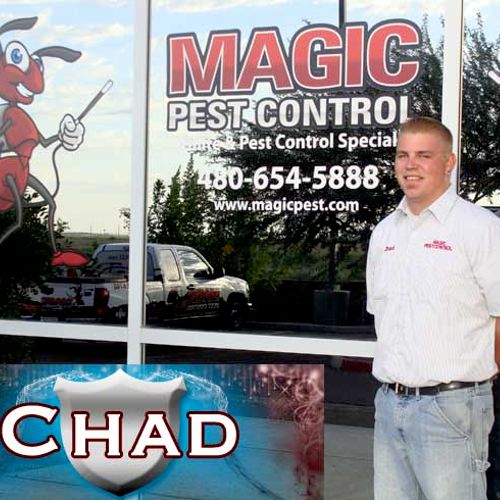 Chad of Magic Pest Control - Scorpion Control Tech