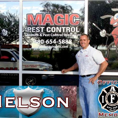 Nelson of Magic Pest Control - Head Exterminator -