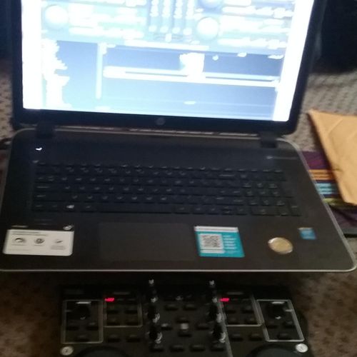 The 1 of 2 laptops for music.