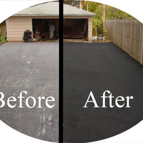 Driveway we recoated