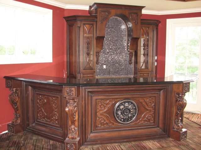 All cabinetry built from maple plywood with solid 
