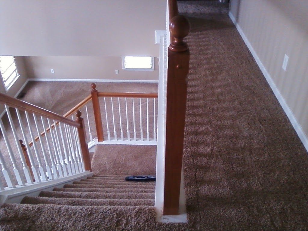 Overview of carpet installation from Pride-N-Mine 
