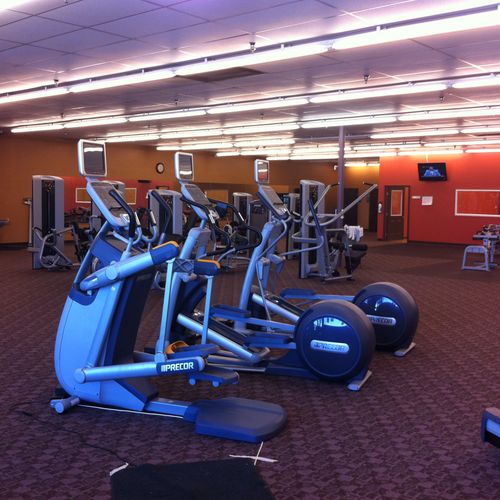 Get your cardio on with our ellipticals and treadm