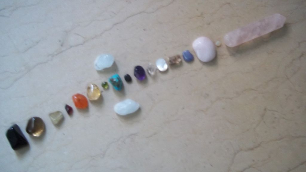 Example of a "Gemstone Layout".  These stones are 