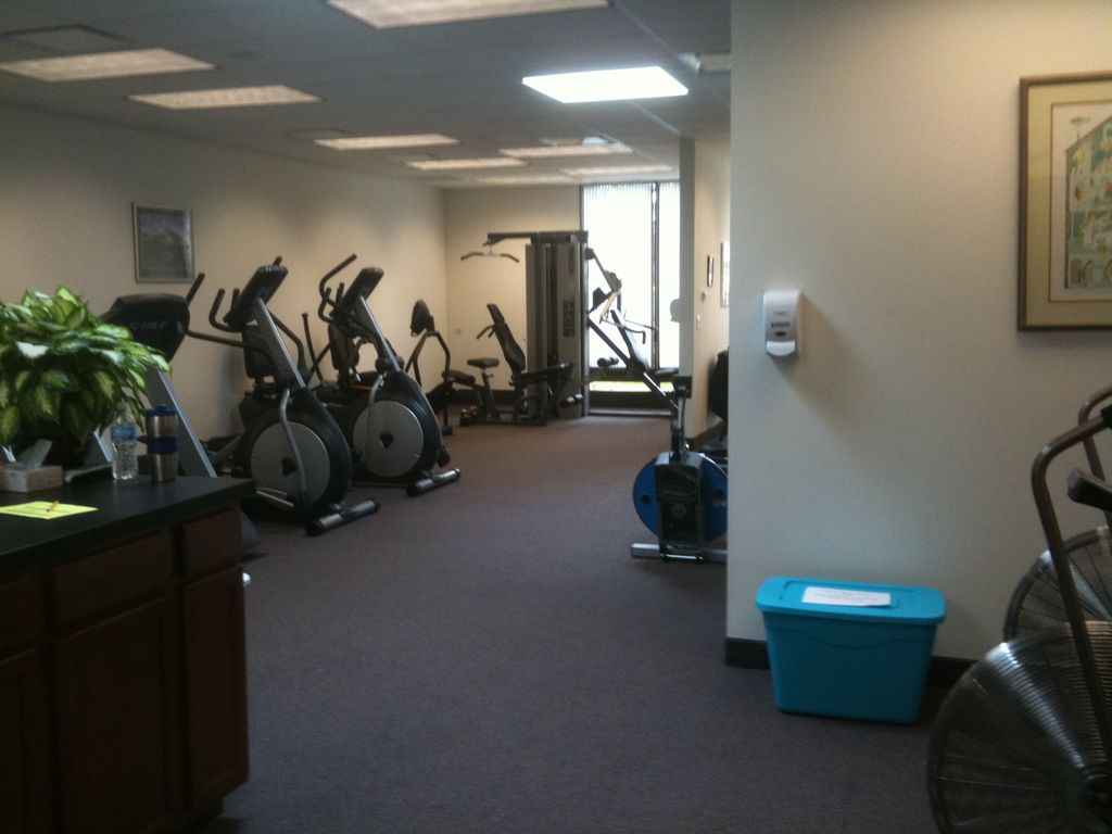 Cardiovascular and resistance equipment.