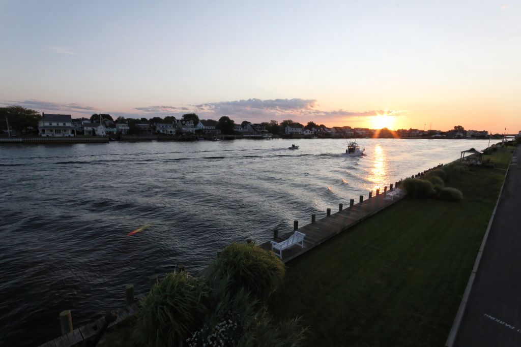 Early morning on the Shark River Inlet, Belmar, NJ