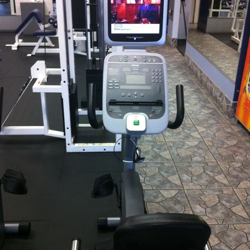 T.V. on every Bicycle and Treadmill