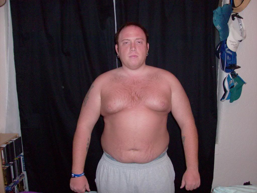 That's me before: 240 lbs with a 42" waist