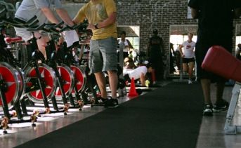 The training studio