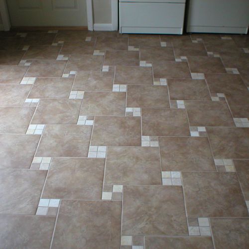Pinwheel Floor Pattern
