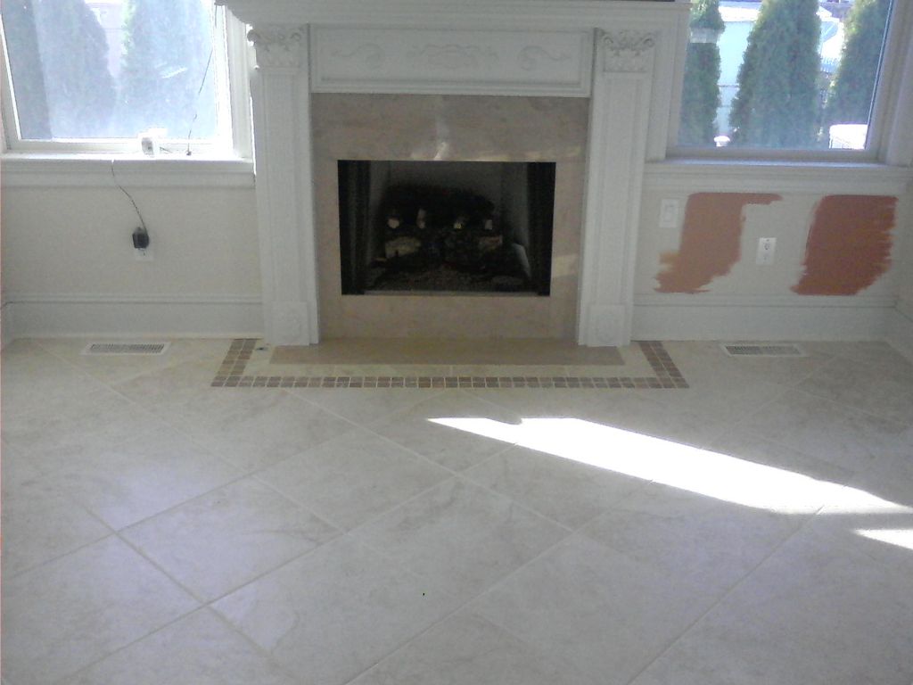 Diagonal Floor Pattern