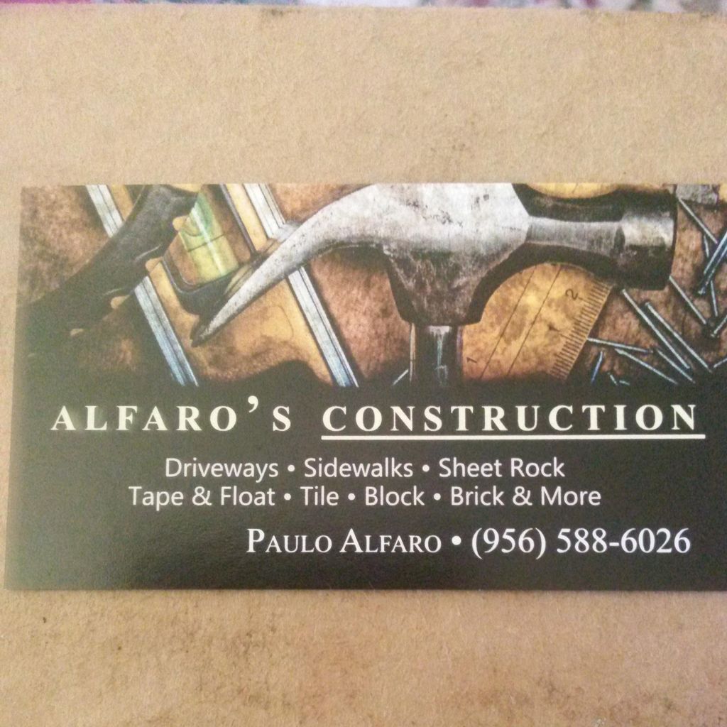 Alfaro's Construction
