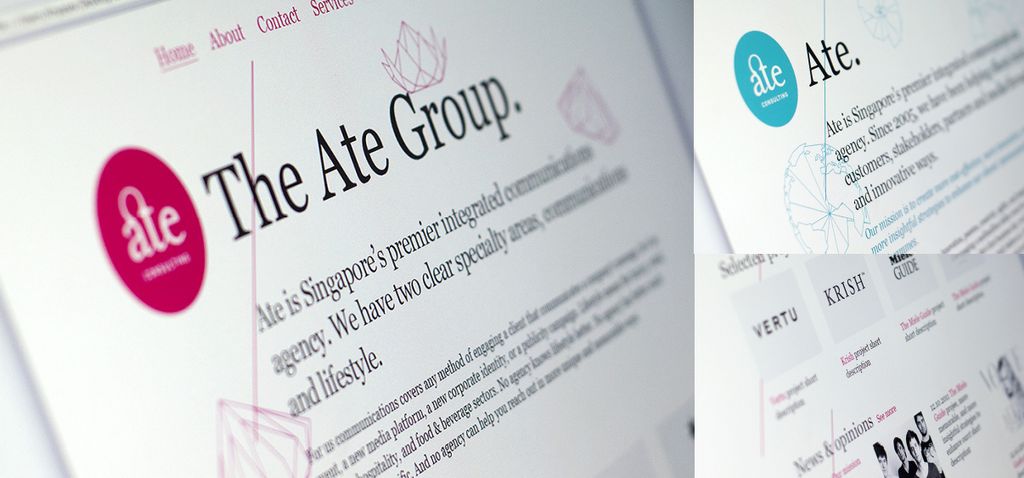 Website for the Ate Group